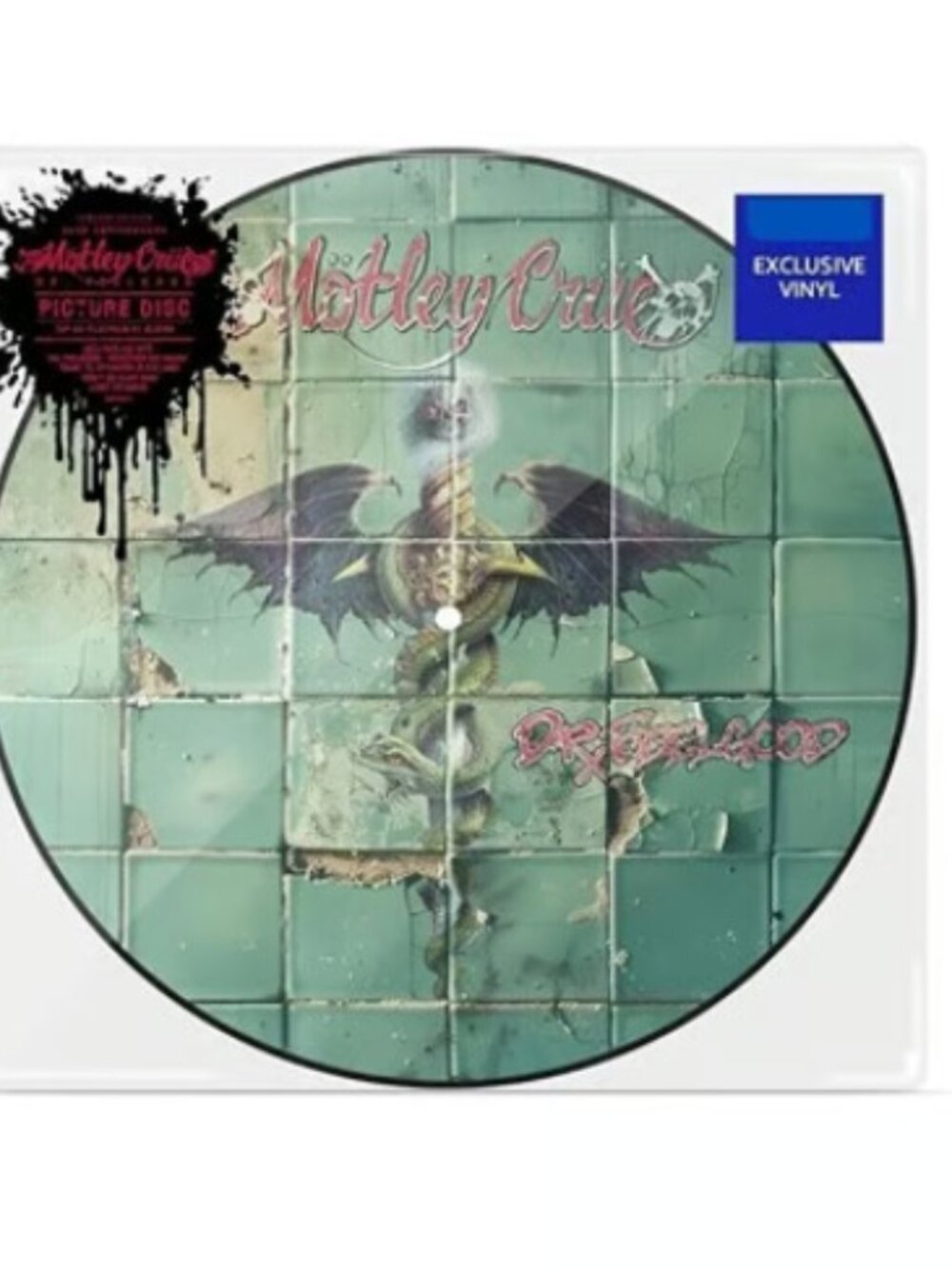 Motley Crue Dr. Feelgood LP ~ Exclusive Picture Disc ~ Brand New!